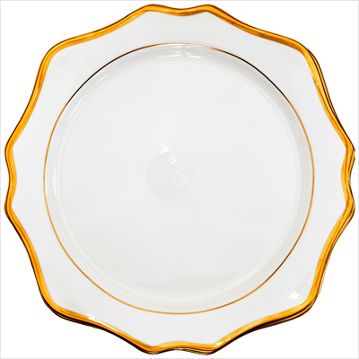 Teller flach 32cm _Sunflower weiss__top